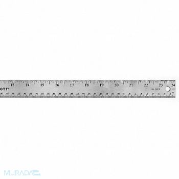 WESTCOTT Ruler 24 Stainless Steel, 101CW3