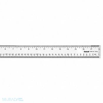 WESTCOTT Ruler 18 Inch Clear Acrylic, 10F267
