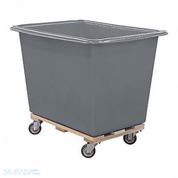 ROYAL BASKET TRUCKS Cube Truck 3/4 cu yd. 600 lb Cap Gray, 10F469