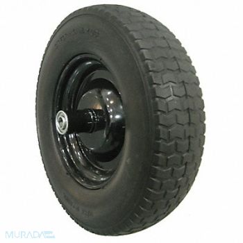 WESTWARD Wheelbarrow Tire Knobby 14-1/2 in Dia, 10G170