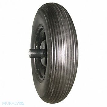 WESTWARD Wheelbarrow Tire Ribbed 16 in Dia, 10G169
