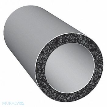 TRIM LOK INC Rubber Seal Tubing 0.24 In W 25 Ft, 10G526