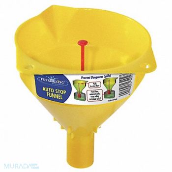 FUNNEL KING Auto Stop Funnel 16oz. 1-1/8 Dia Spout, 10G581