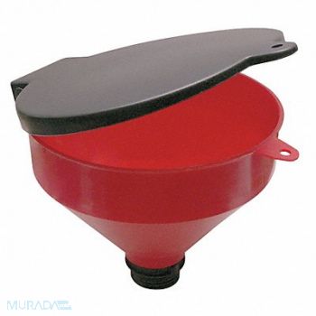 FUNNEL KING Funnel Red Polypropylene PPS, 10G582