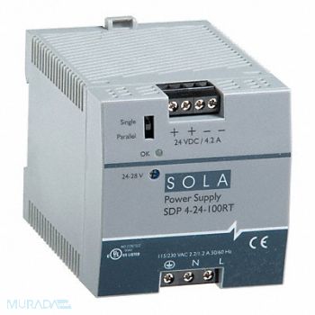 SOLAHD DC Power Supply 24-28VDC 4.2A 47-63Hz, 10G792