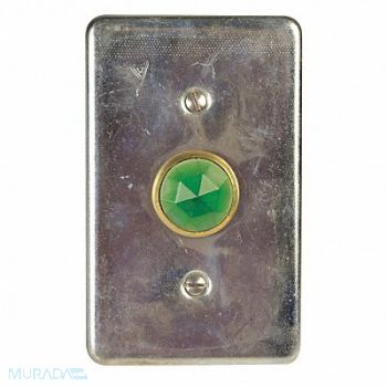 APPLETON ELECTRIC Weatherproof Cover with Green Jewel, 10H347