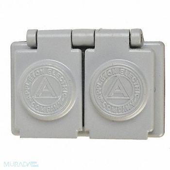 APPLETON ELECTRIC Weatherproof Cover Horizontl 1-5/32 In.D, 10H414