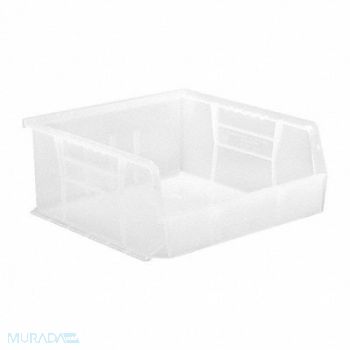 QUANTUM STORAGE SYSTEMS Hang and Stack Bin Clear PP 5 in, 10H843