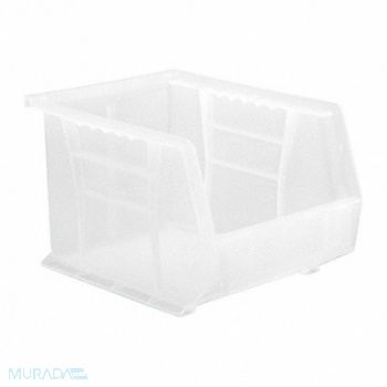 QUANTUM STORAGE SYSTEMS Hang and Stack Bin Clear PP 7 in, 10H844