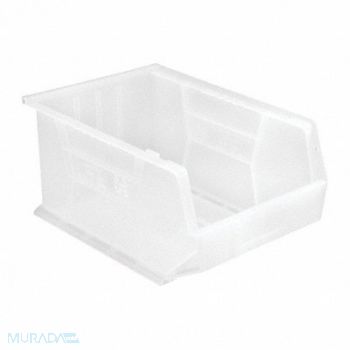 QUANTUM STORAGE SYSTEMS Hang and Stack Bin Clear PP 8 in, 10H850