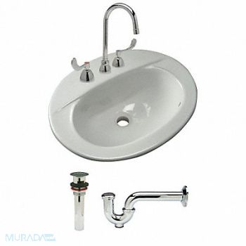 Zurn Lav Sink Oval 20inx12-1/4inx6-5/8in, 10J139
