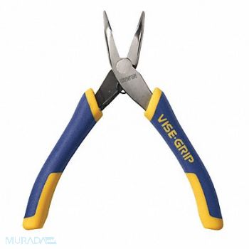 IRWIN VISE-GRIP Bent Long Nose Plier 5 L Serrated, 10J887