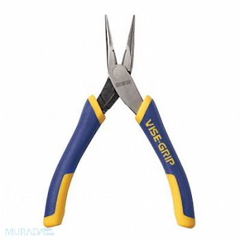 IRWIN VISE-GRIP Long Nose Plier 5-1/4 L Serrated, 10J909