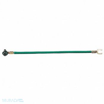 IDEAL Grounding Tail #10 Fork Green Pk50, 10K062