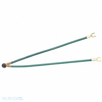 IDEAL Grounding Tail 2-Wire 2 Forks Green Pk25, 10K065