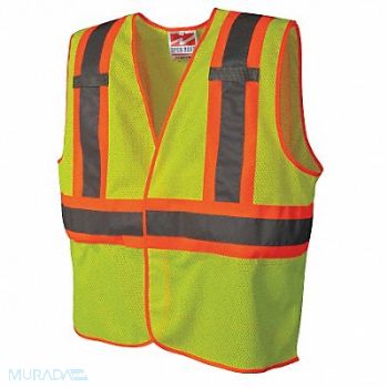 VIKING Hi Vis Vest Class 2 4XL/5XL Lime, 520M86