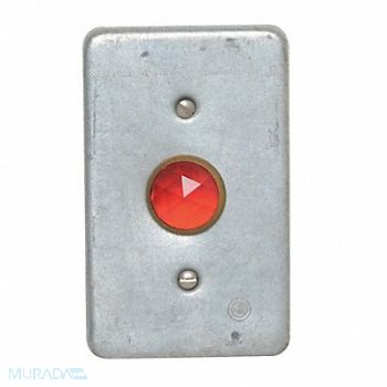 APPLETON ELECTRIC Weatherproof Cover with Red Jewel, 10L153