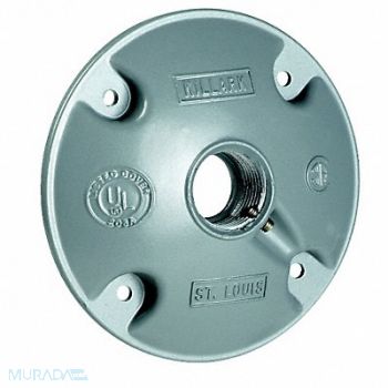 HUBBELL KILLARK Hub Cover 1/2 Hub Size Killark VJ Series, 10N042
