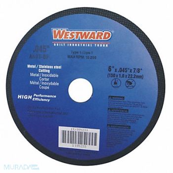 WESTWARD CutOff Wheel A60T 7 x1/8 x7/8, 6ZFH3