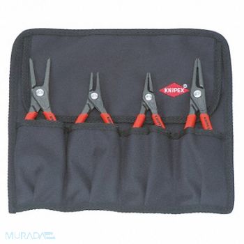KNIPEX Retaining Ring Plier Set 0 Deg 4 pc, 10N810
