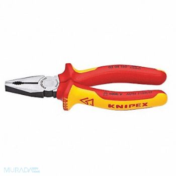 KNIPEX Linemans Plier 6-1/4 L Ergonomic, 10N828