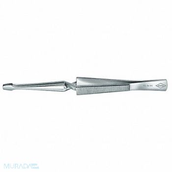 KNIPEX Cross Over Tweezers Straight 6-1/4 In, 10U083