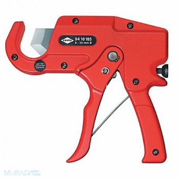 KNIPEX Pipe Cutter Plastic 7-1/4 in L Ratchet, 10U139