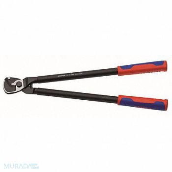 KNIPEX Cable Shears 19-11/16 In 5 AWG Red/Blue, 10U146