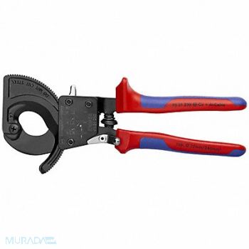 KNIPEX Ratchet Cable Cutter Center Cut 10 In, 10U147