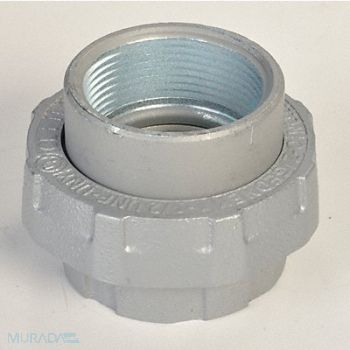 APPLETON ELECTRIC Straight Union Aluminium Trade Size 4in, 10U864