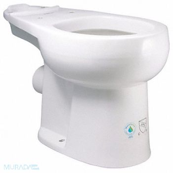 LIBERTY PUMPS Macerating Toilet Bowl Round Floor, 10V112