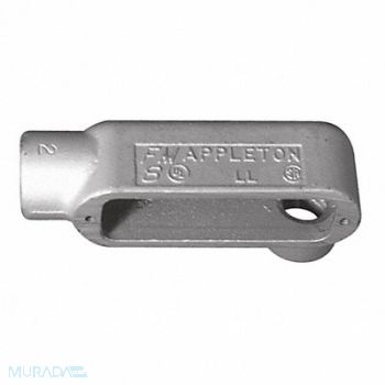 APPLETON ELECTRIC Conduit Outlet Body Iron LL 2-1/2 In., 10W036