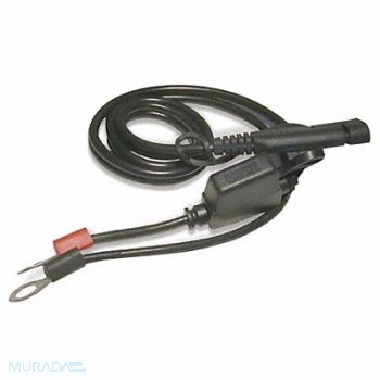 BATTERY TENDER Fused Ring Terminal Harness 16AWG Black, 10W845