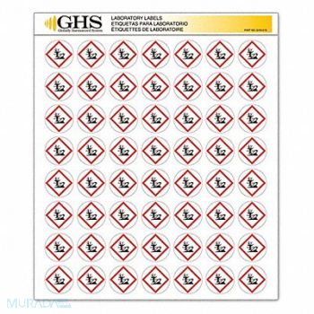 GHS SAFETY Label Gloss Paper Environment PK1120, 10X346