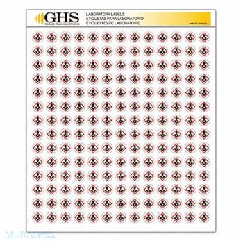 GHS SAFETY Label Health Hazard Gloss Paper PK1820, 10X360