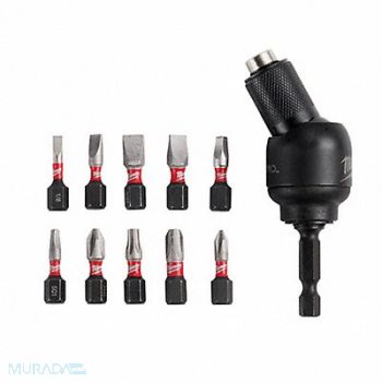 MILWAUKEE Pivot Holder and Bit Set 11 Pieces, 10Z808