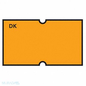 DAYMARK Date Coder Label Orange PK8000, 6GUW7