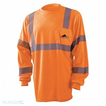 OCCUNOMIX Long Sleeve Orange Shirt Blk Ceva Logo L, 115M56