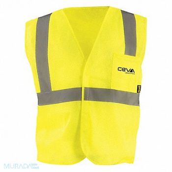 OCCUNOMIX Hi-Vis Yellow Safety Vest Ceva Logo 5XL, 115N04