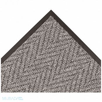 NOTRAX E7325 Carpeted Entrance Mat Gray 4ft. x 6ft., 8A845