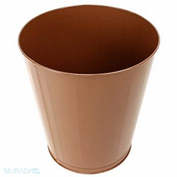 TOUGH GUY Trash Can Round 7 gal Brown, 11C816