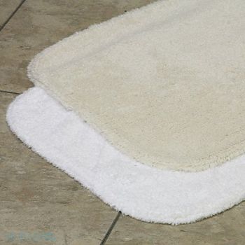 LACEY MILLS Bath Rug Essence 17x24 19 oz White, 11K017