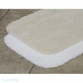 LACEY MILLS Bath Rug Elegance 17x24 28 oz White, 11K035