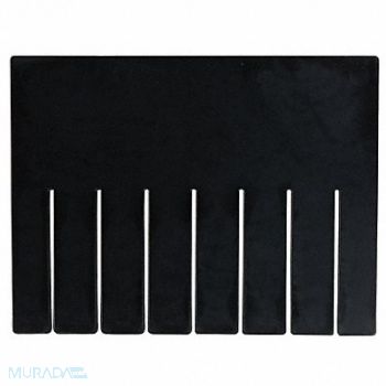 QUANTUM STORAGE SYSTEMS Divider Black PPC 7 1/4 in PK6, 11M583