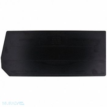 QUANTUM STORAGE SYSTEMS Divider 8 7/8 in Black 6 PK6, 11M594