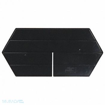 QUANTUM STORAGE SYSTEMS Divider 9 1/4 in Black 10, 11M603