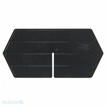 QUANTUM STORAGE SYSTEMS Divider 6 5/8 in Black 10, 11M606