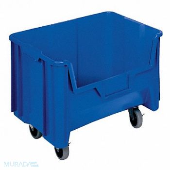 QUANTUM STORAGE SYSTEMS G2979 Mobile Bin Blue Polyethylene 12 7/16 in, 11M625