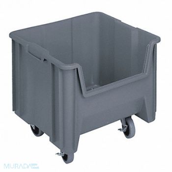 QUANTUM STORAGE SYSTEMS G2981 Mobile Bin Gray Polyethylene 12 1/2 in, 11M633