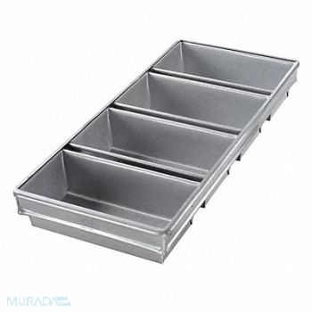 CHICAGO METALLIC Bread Pan 4-Strap 9x4-1/2, 11M722